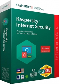 Kaspersky Internet Security (3 ПК, 1 год)